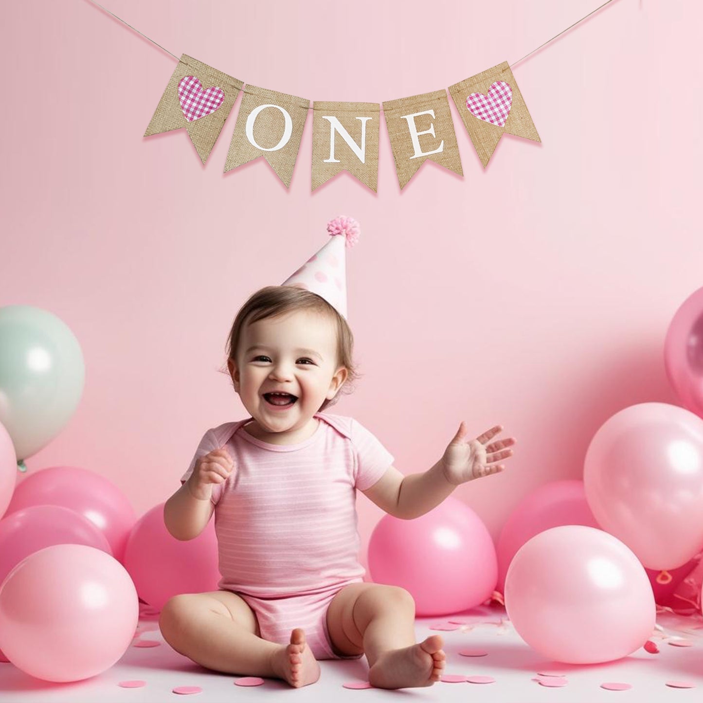 6230'ONE' PINK BANNER
