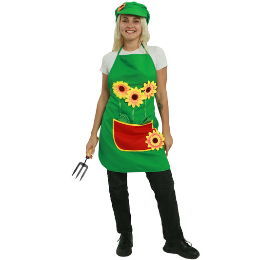 2520 Sunflower apron - Garden secrets collection