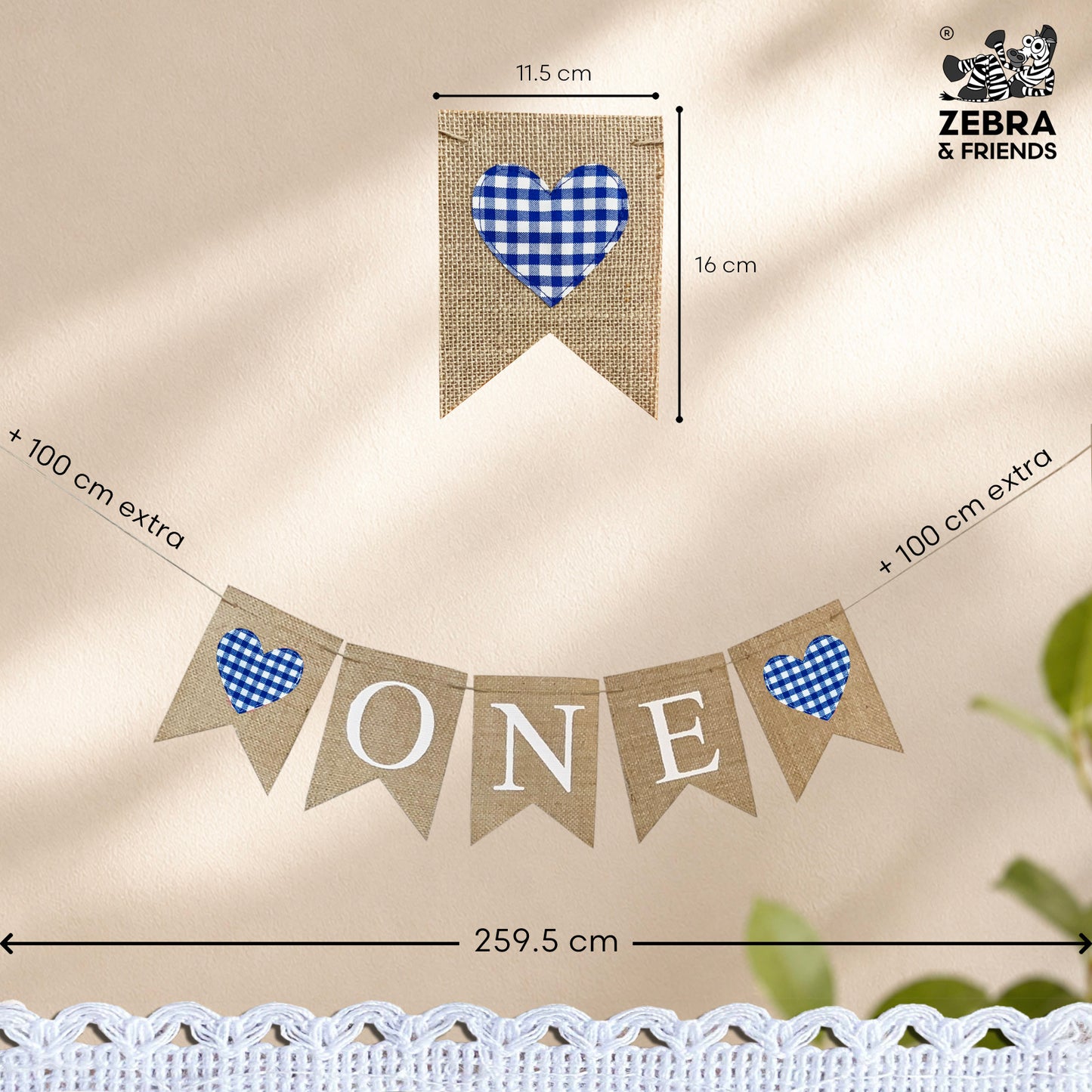 'EIN' BLAUES BANNER