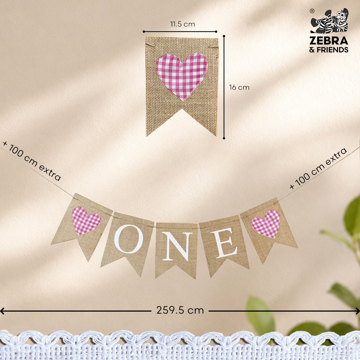 6230'ONE' PINK BANNER