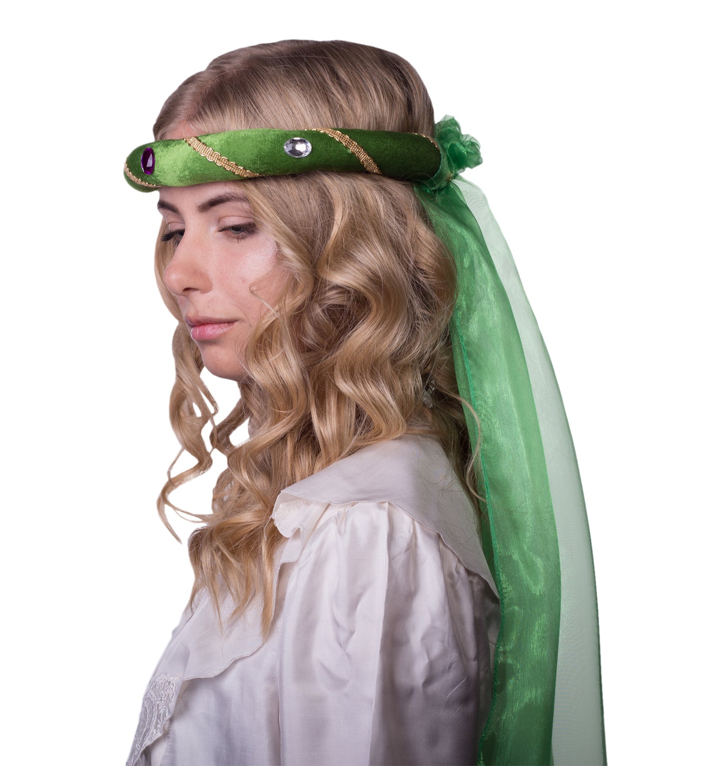3712/3 Medieval Tiara Rosalin Green - Medieval collection