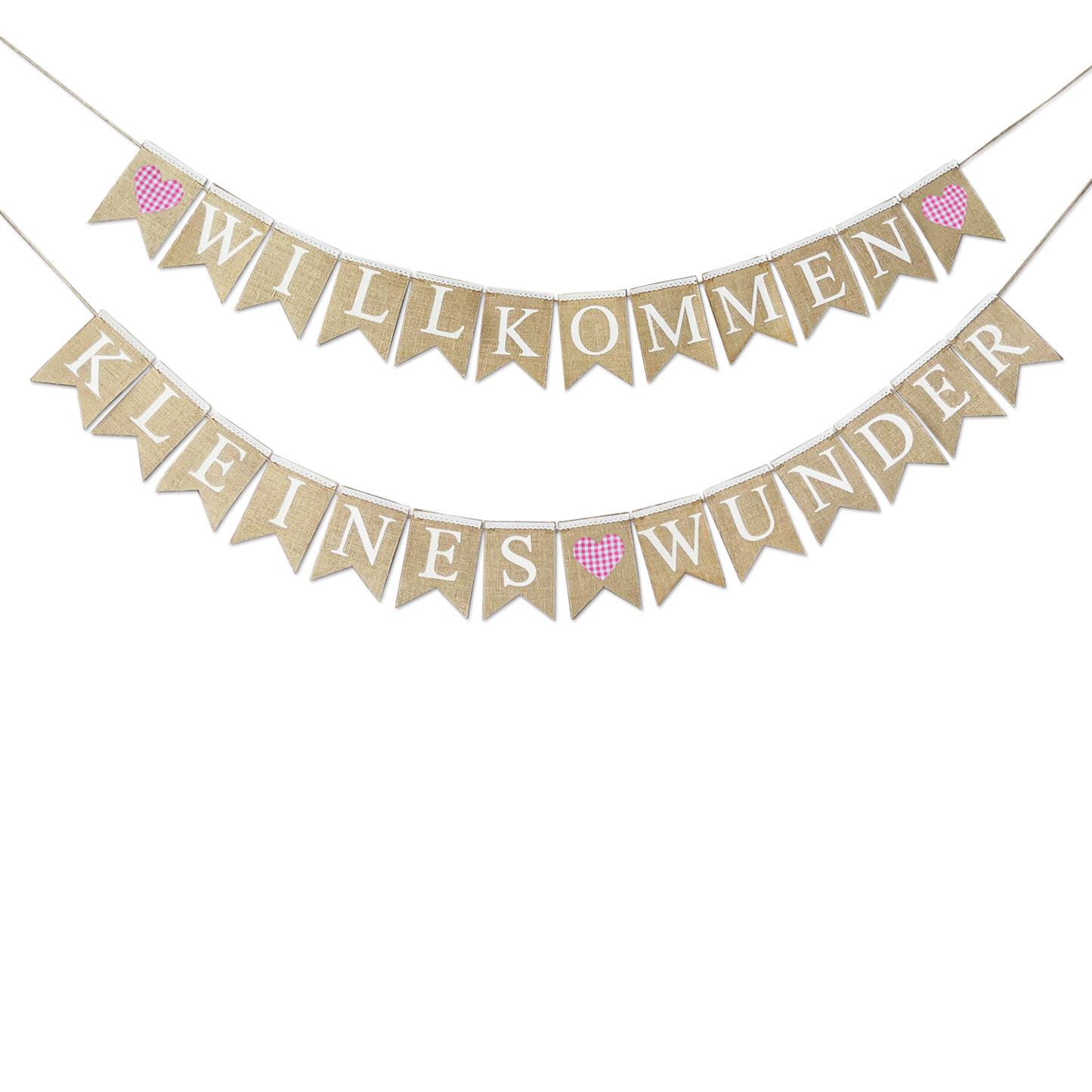 6342 KLEINES WUNDER banner pink