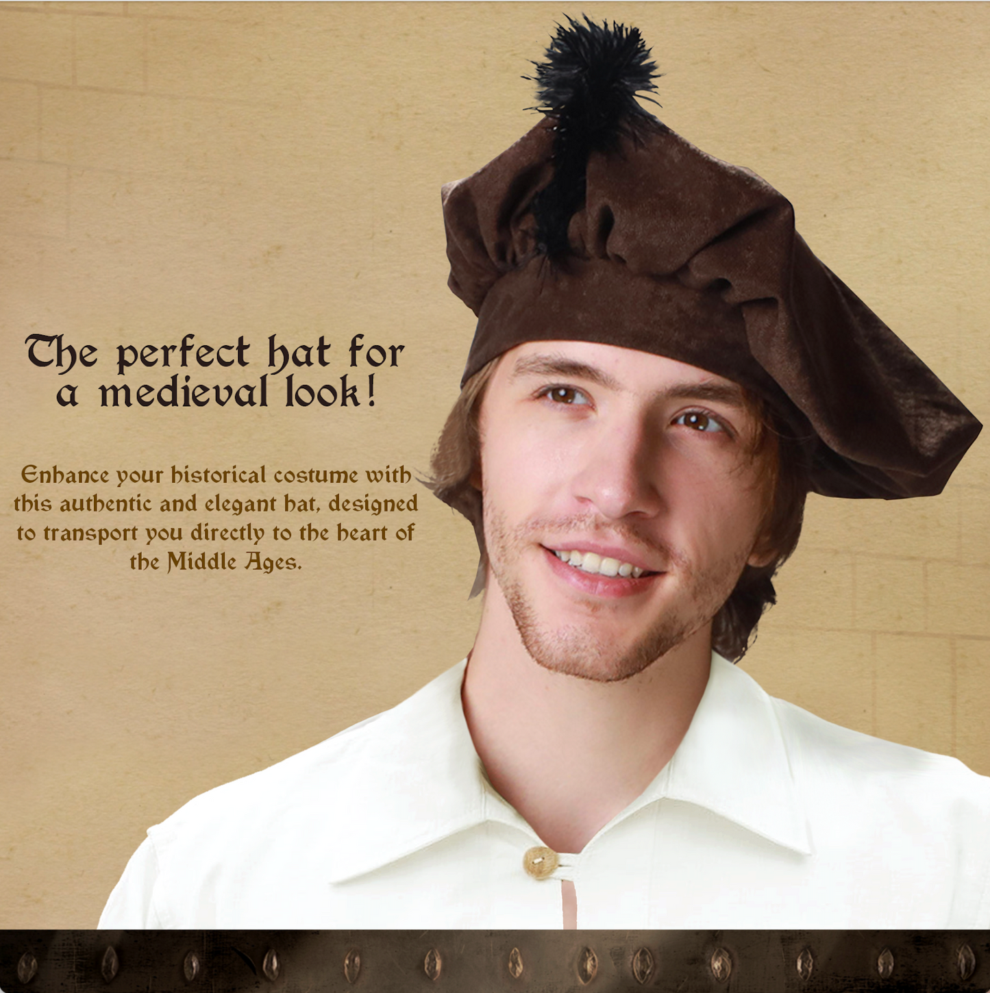 3725/1 Medieval Barret Brown - Medieval collection