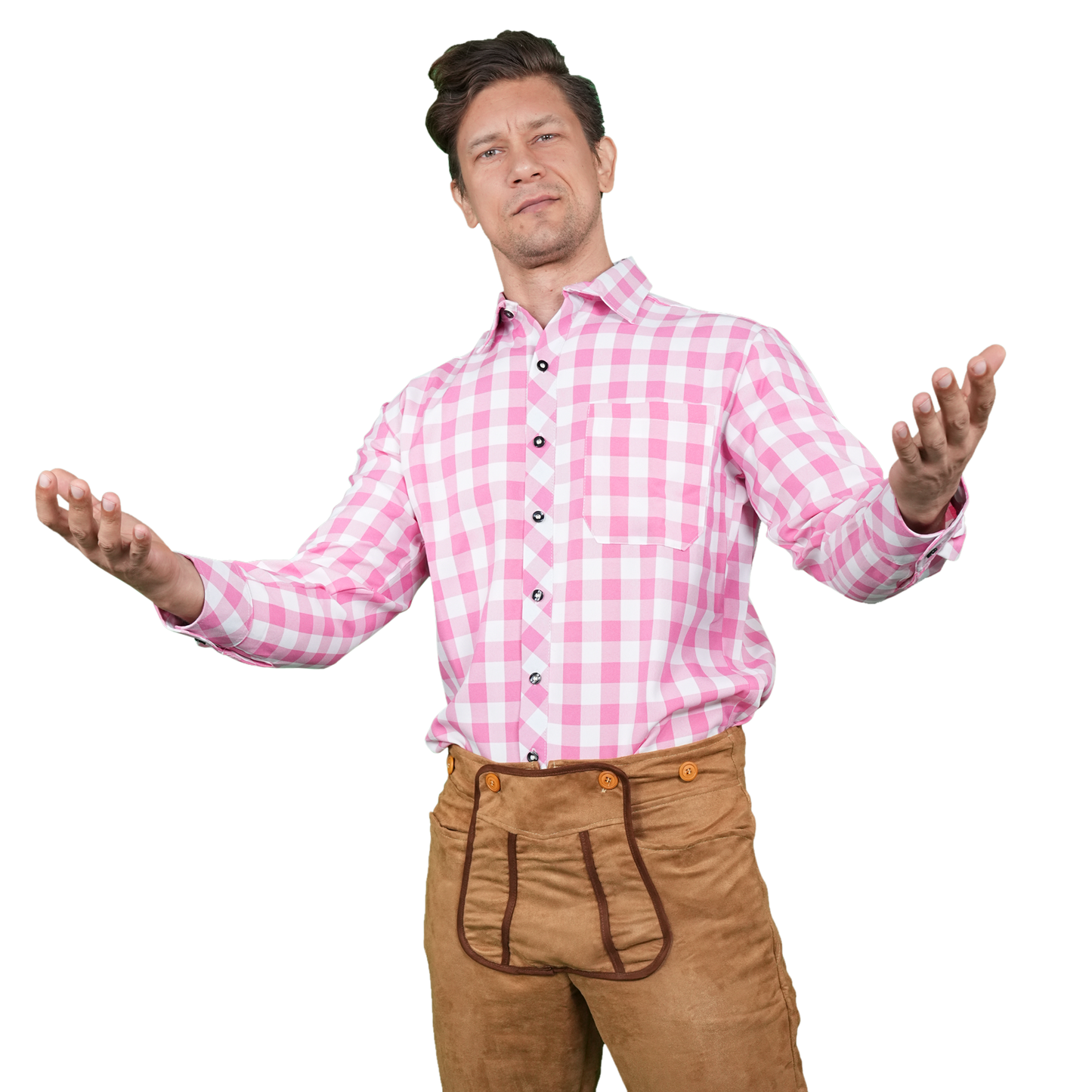 1227 Franz shirt pink - Beerfest collection