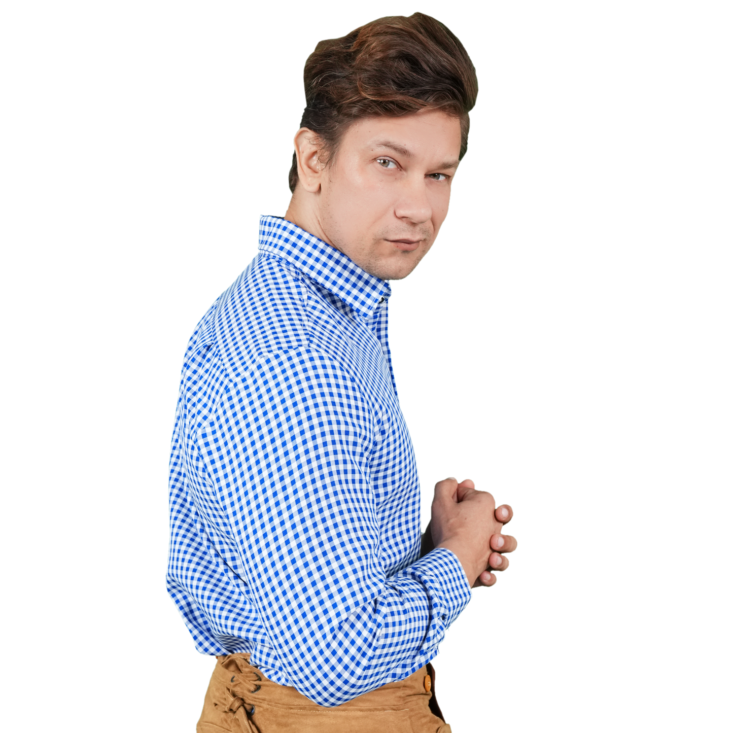 1229 Anton shirt blue - Beerfest collection