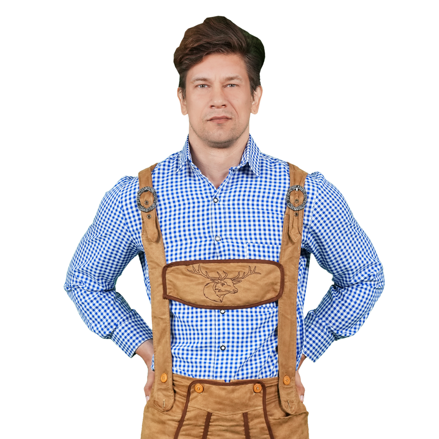 1229 Anton shirt blue - Beerfest collection