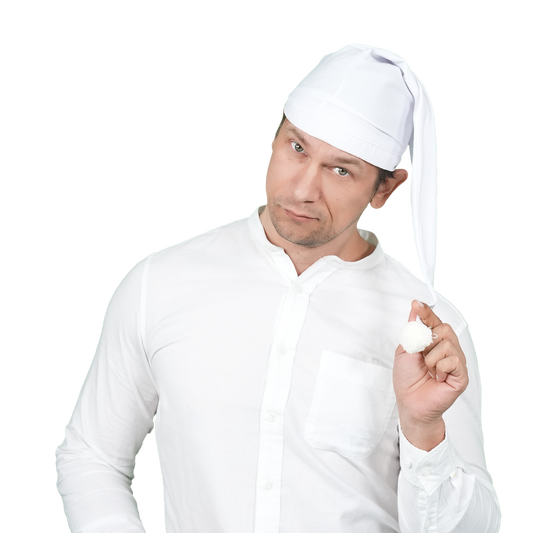 3776 White Sleeping cap