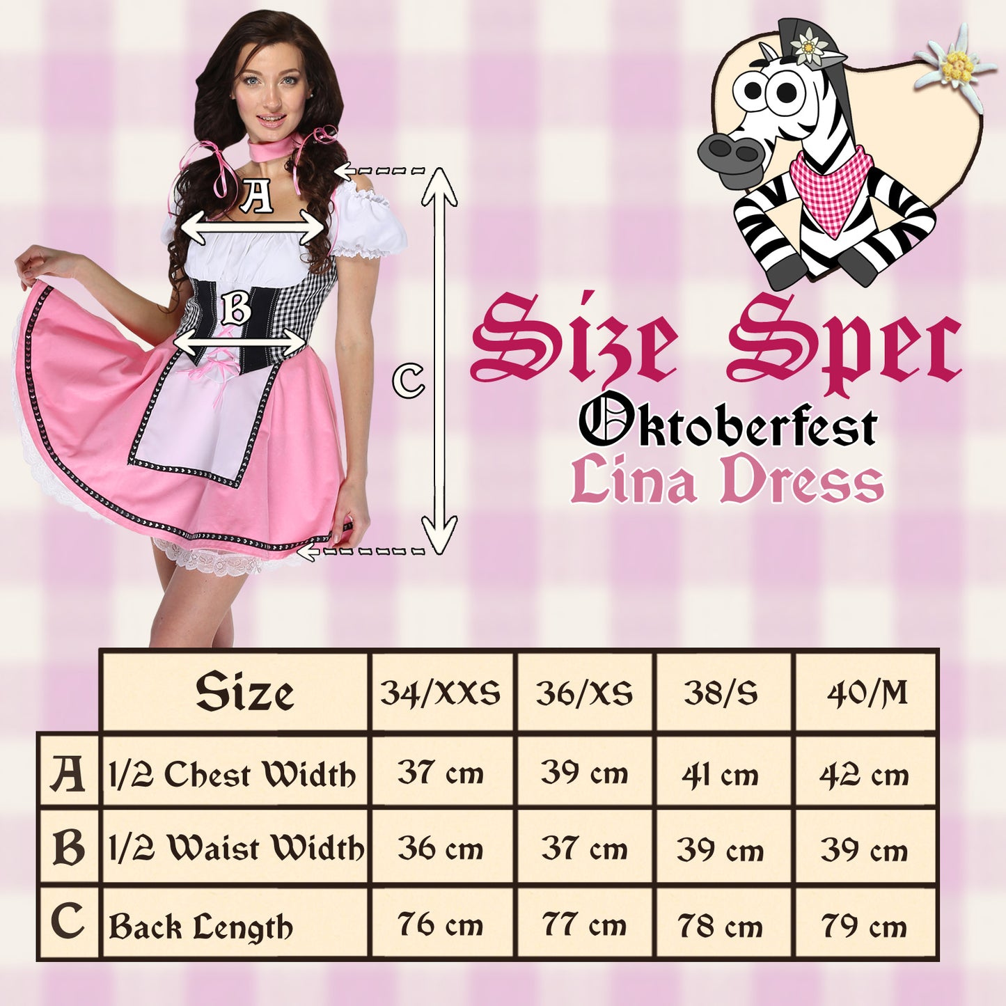 1262 LINA KLEID – Beerfest Kollektion