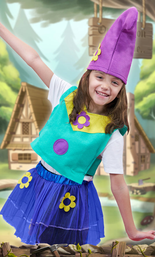 1949 Dwarf Girl Mint / Purple - Once upon a time collection