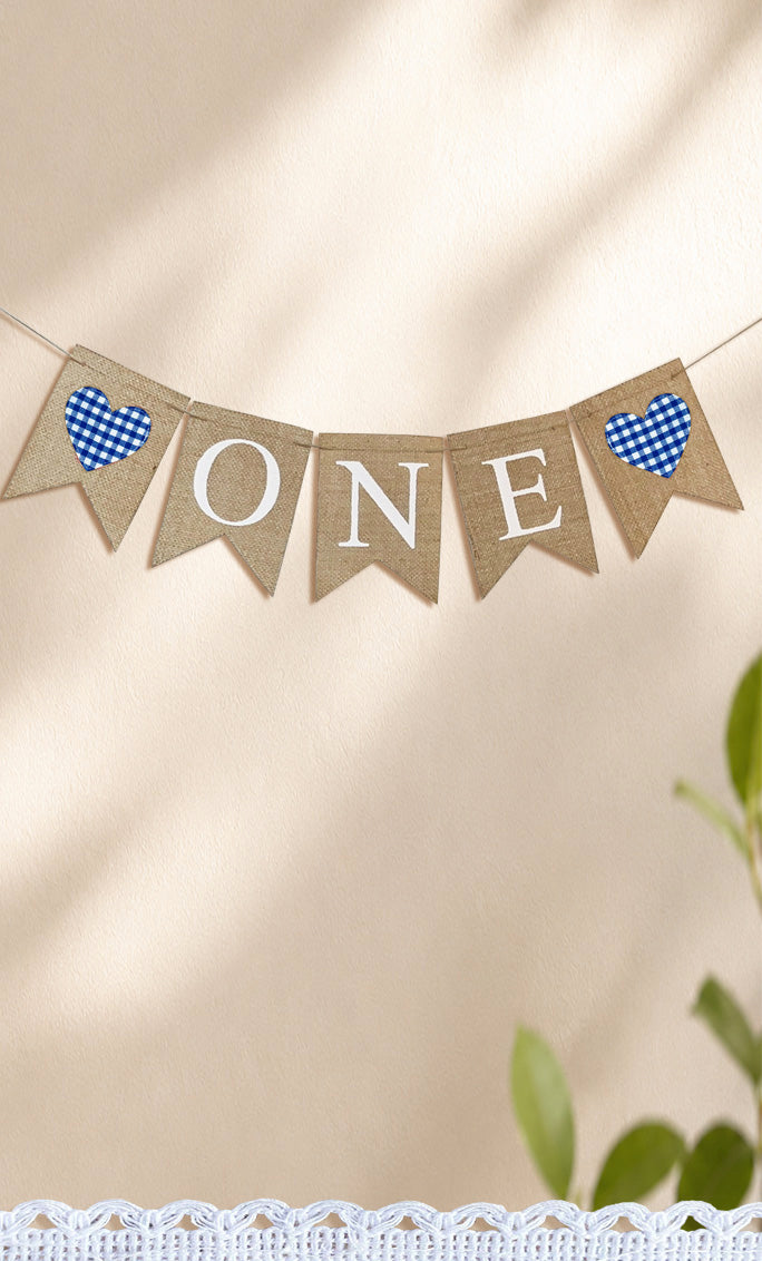 'EIN' BLAUES BANNER