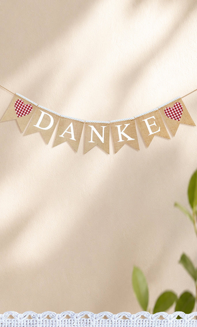 6345'DANKE' BANNER