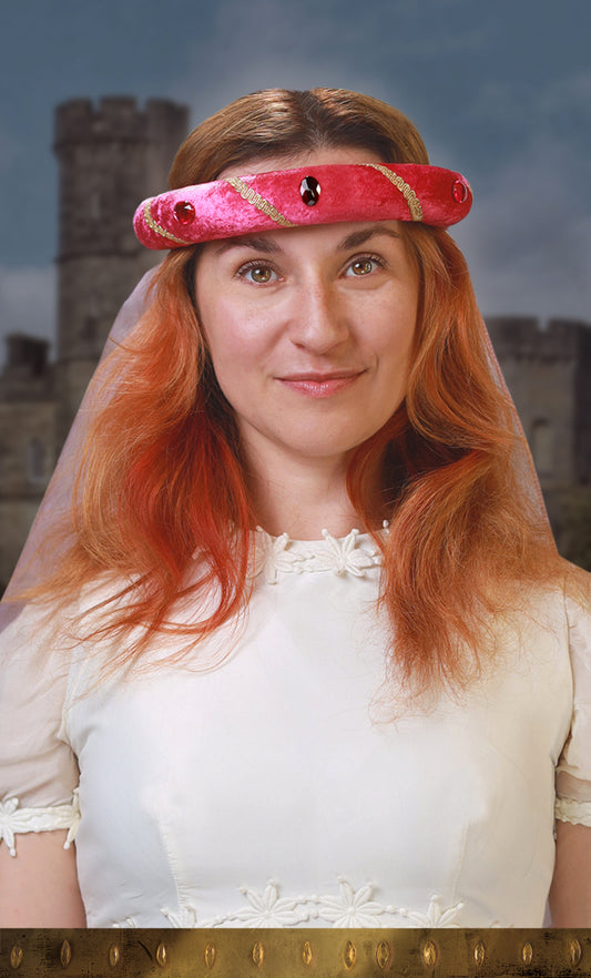 3712/6 Medieval Tiara Fuchsia - Medieval collection