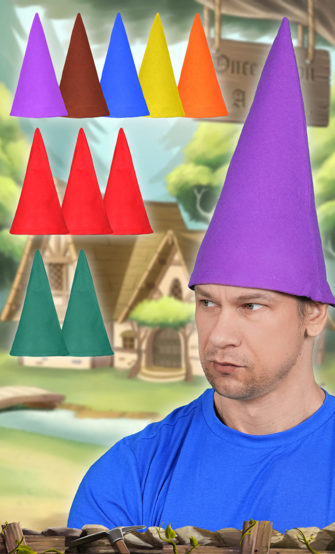 3602 dwarf - Set of 10 cones caps - once upon a time collection
