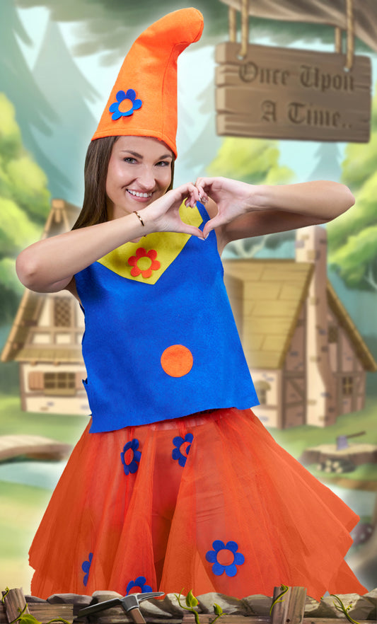 1448 Dwarf lady Blue - Once upon a time collection