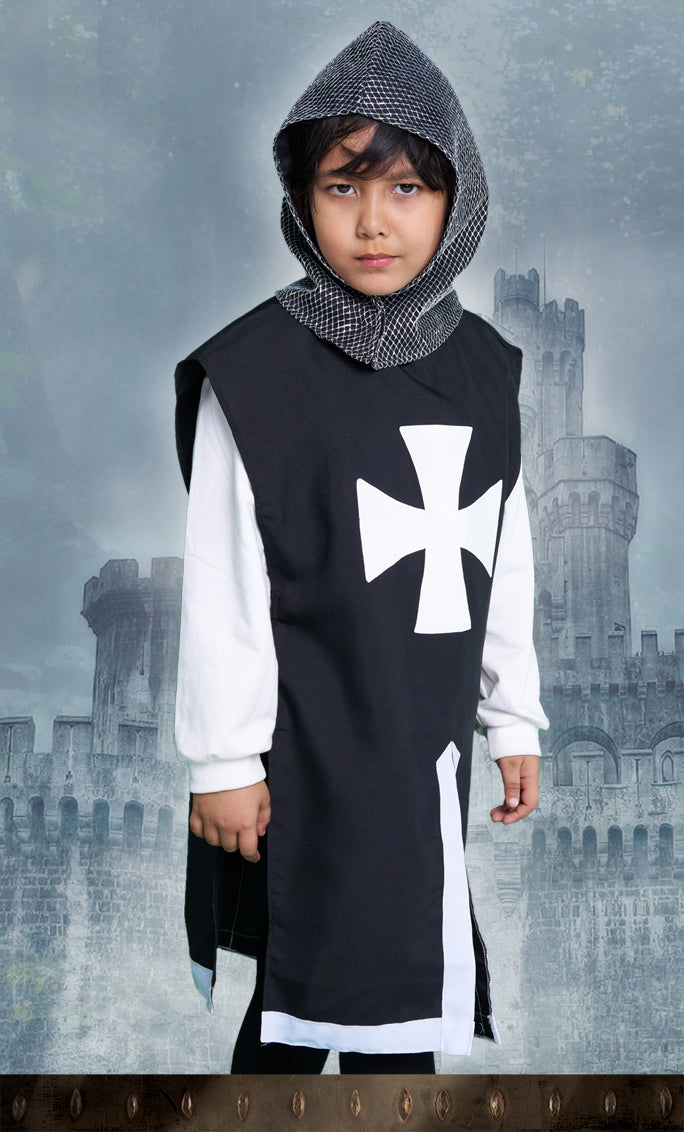 1798 Templar Schwarz / Weiß – Mittelalterliche Kollektion
