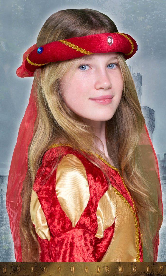 3712/4 Medieval Tiara Rosalin Red - Medieval collection