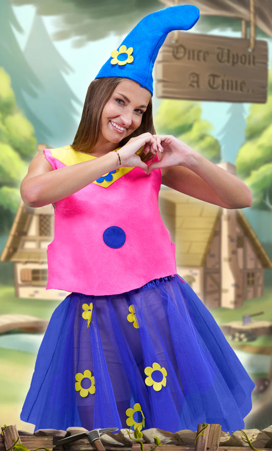 1447 Dwarf lady Pink - Once upon a time collection