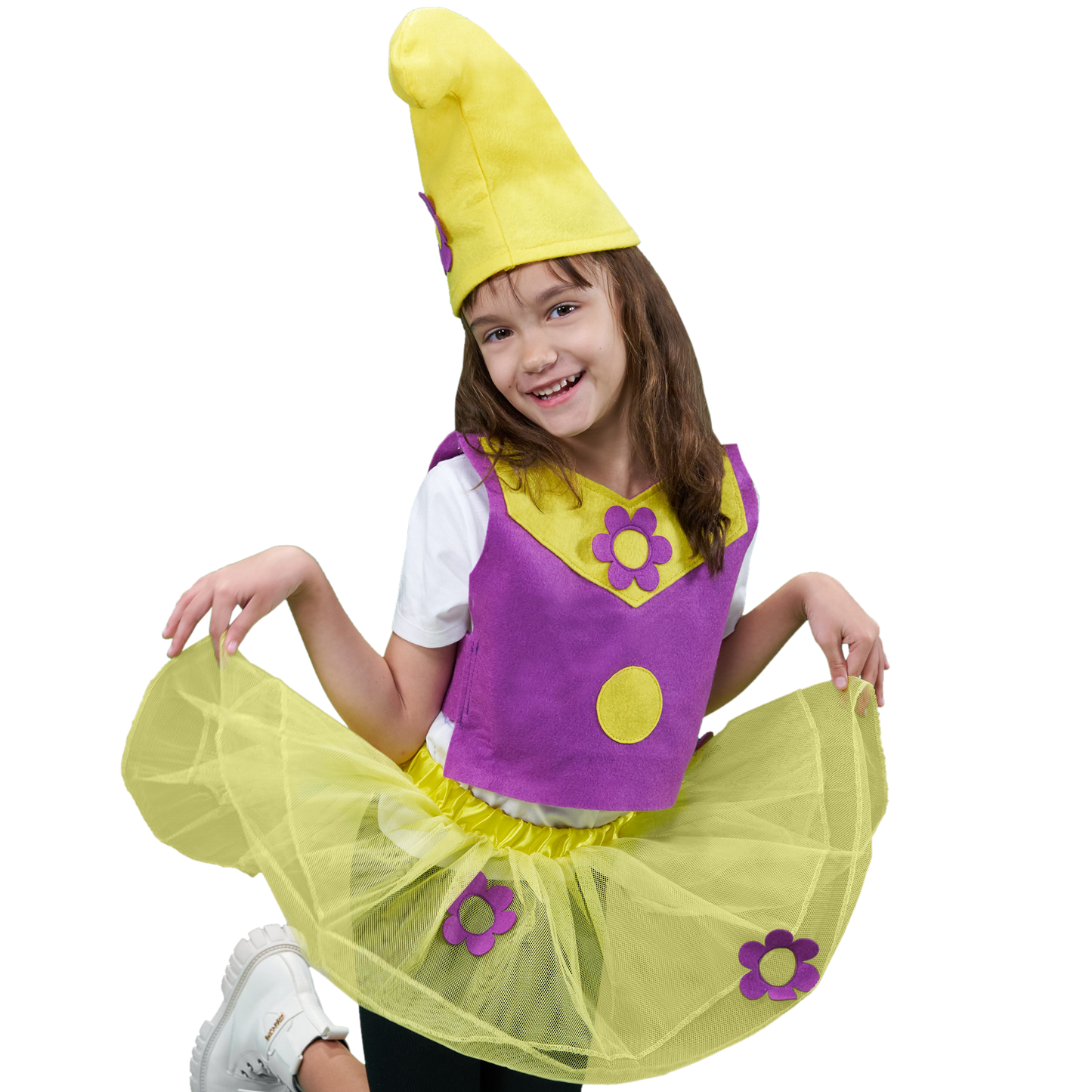 1951 Dwarf girl Purple / Yellow - Once upon a time collection
