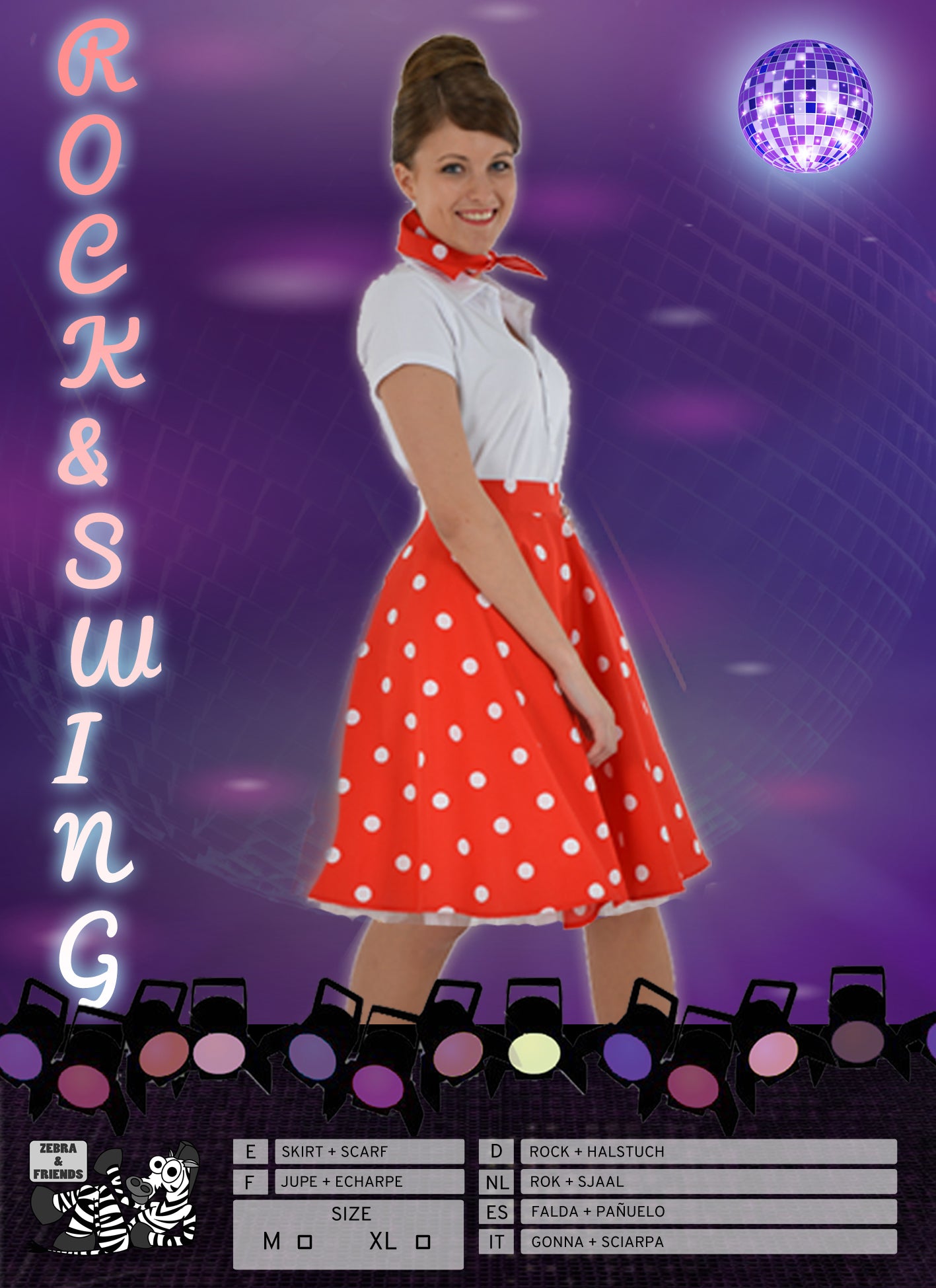1478  ROCK & SWING RED WHITE