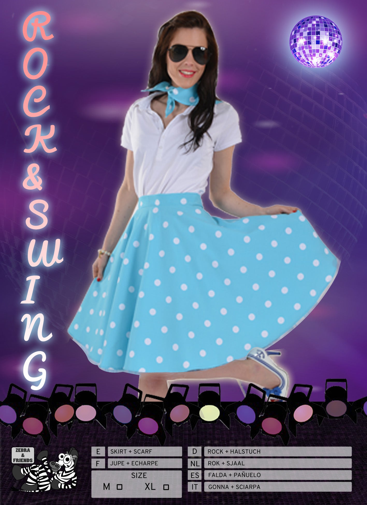 1475 ROCK & SWING BLAU WEISS