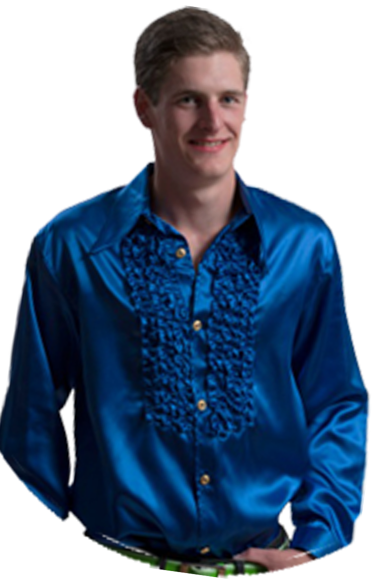 1487 JOHNY SHIRT BLAUW