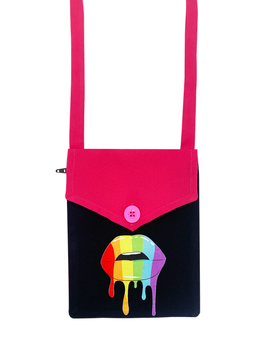 6019 RAINBOW LIPS  BAG