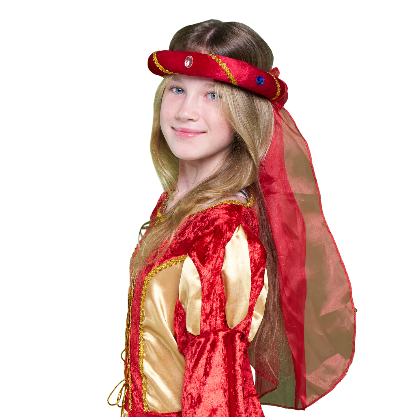 3712/4 Medieval Tiara Rosalin Red - Medieval collection
