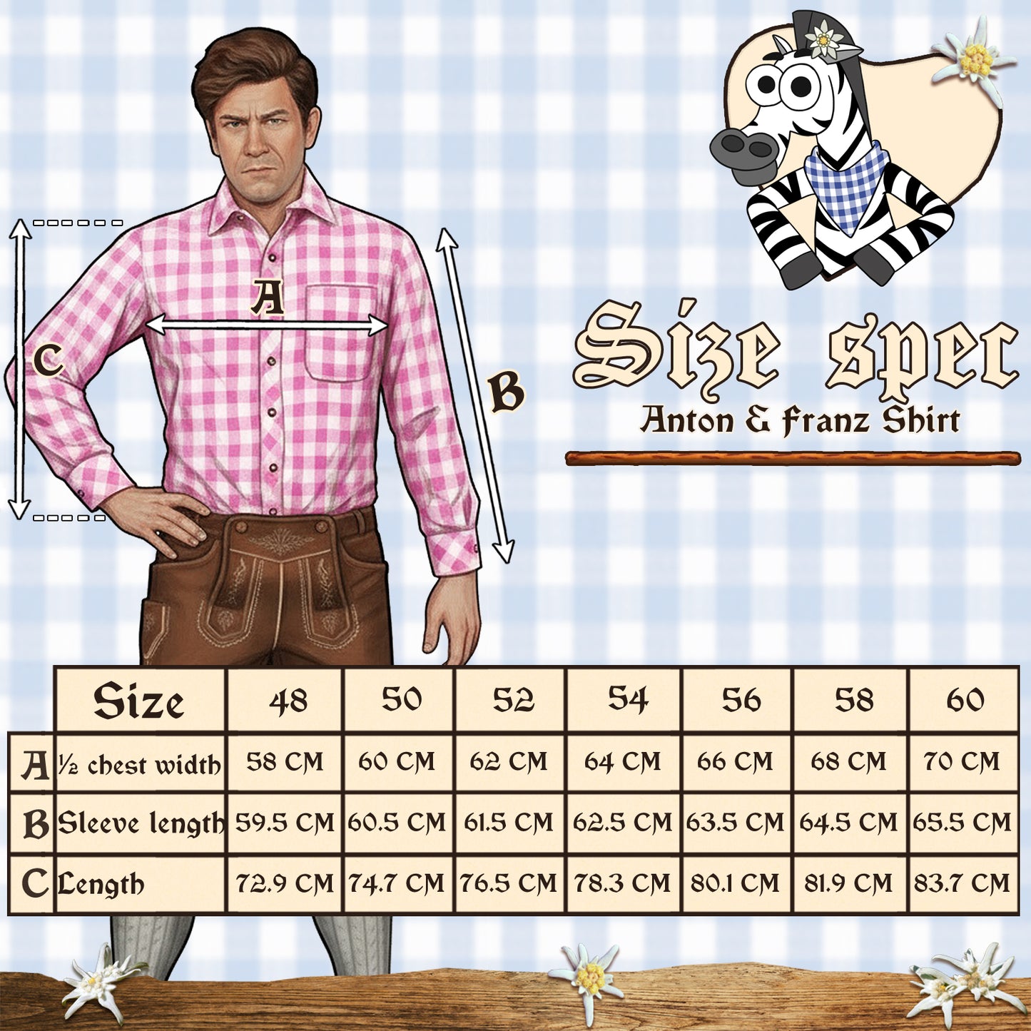 1227 Franz shirt pink - Beerfest collection