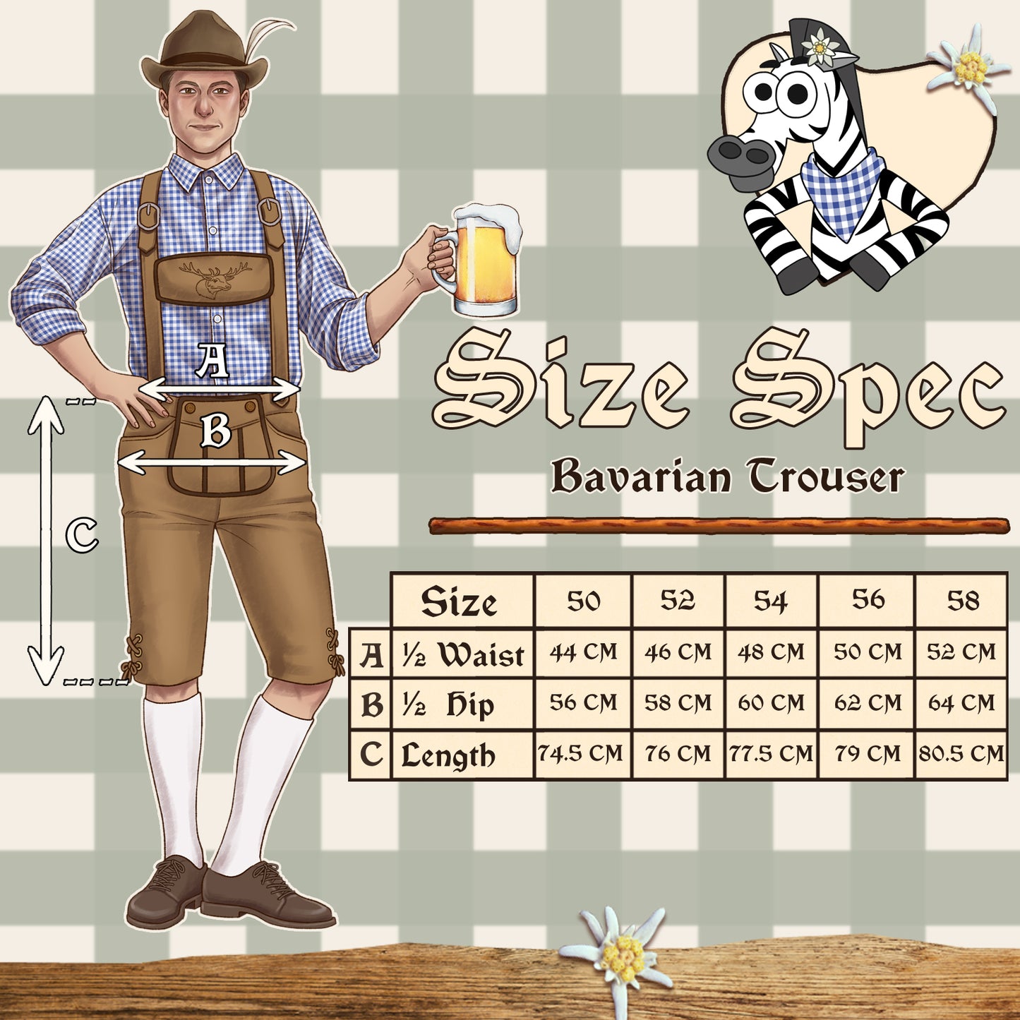 1171 Bavarian Trousers - Beerfest collection
