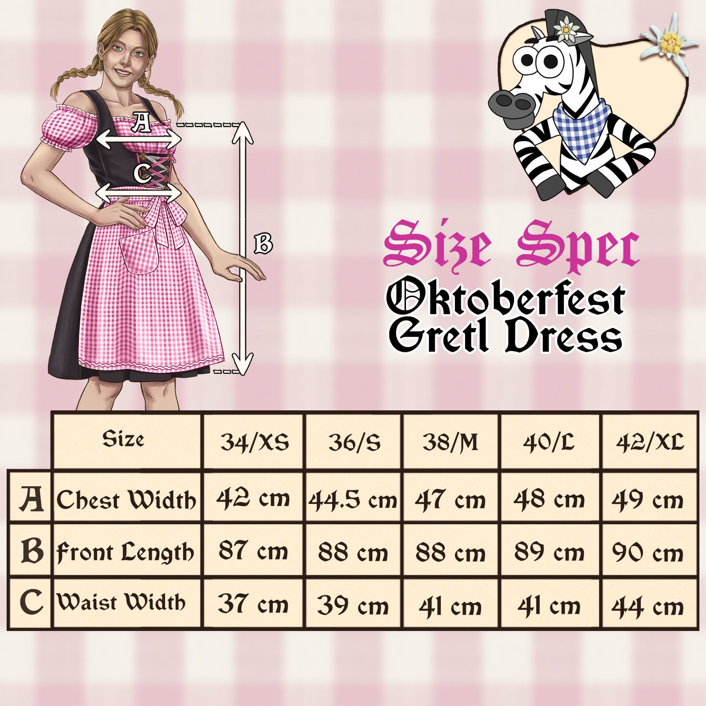 GRETL DRESS PINK BROWN