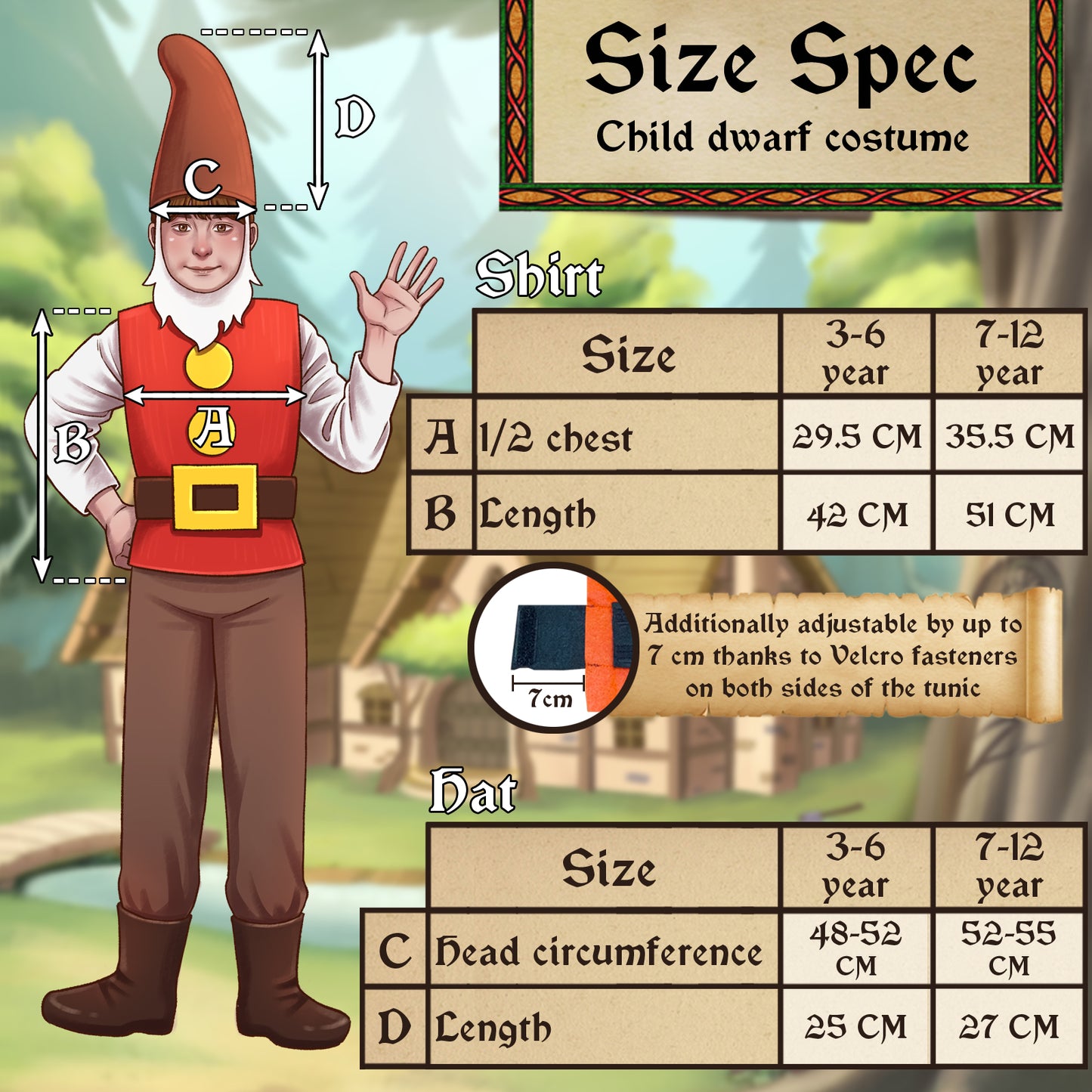1944 Sheepy - Seven dwarfs costume - once upon a time collection