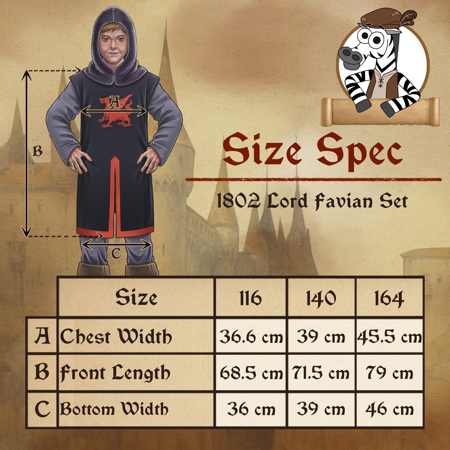 1802  LORD FAVIAN  SET BLACK RED