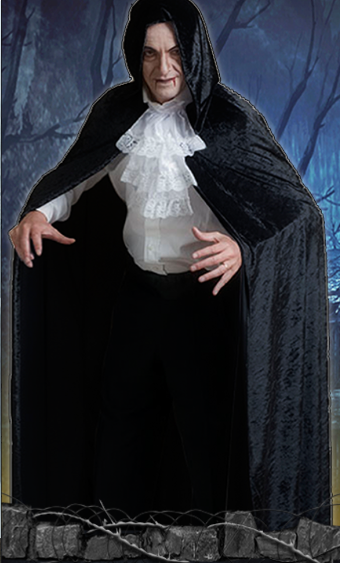 1006/1 HOODED CAPE BLACK