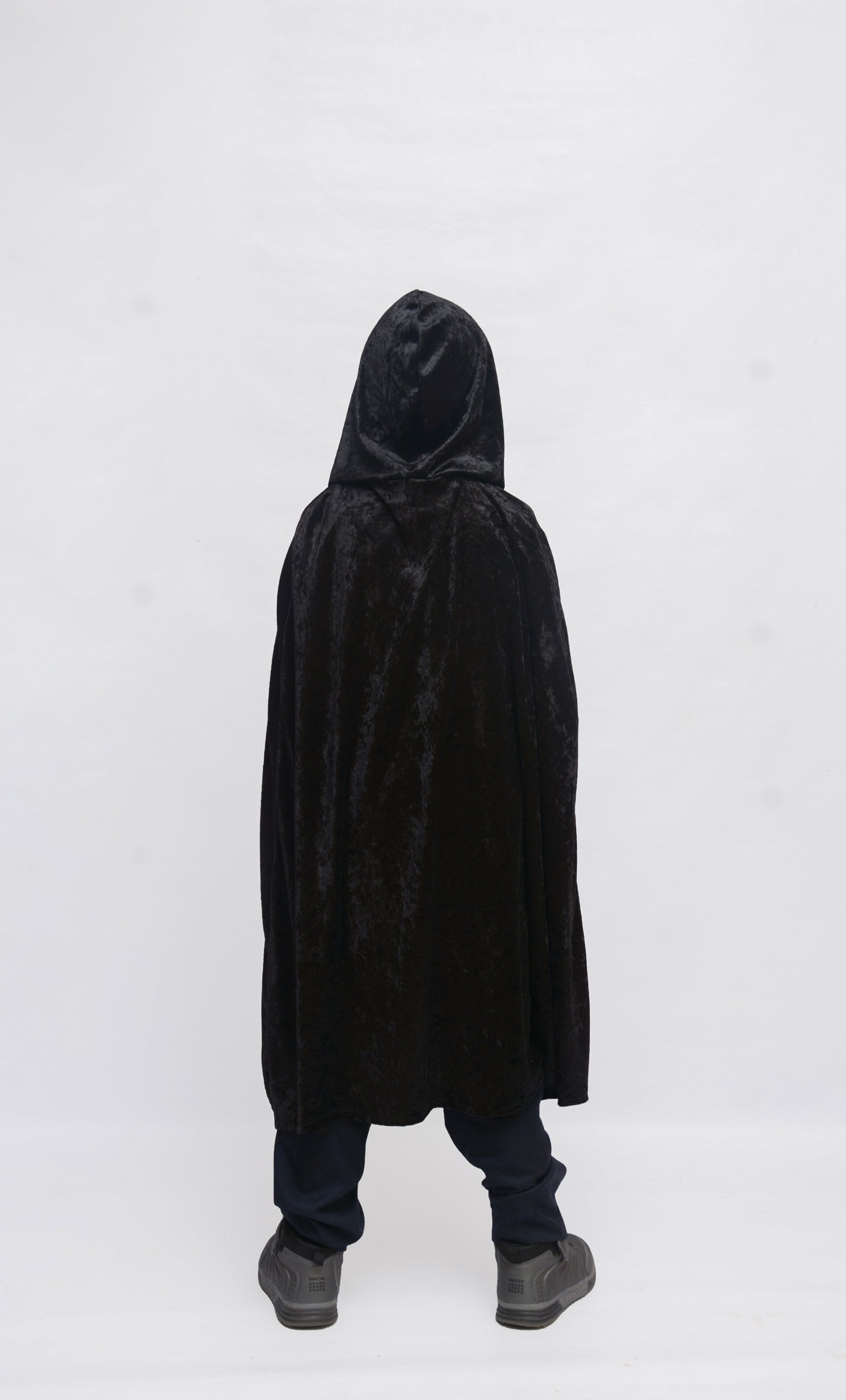 1506/1  Kapuzenumhang schwarz -  Mittelalter-Kollektion